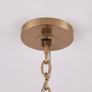 Francine 34" Eighteen Light Chandelier, Brushed Champagne Gold