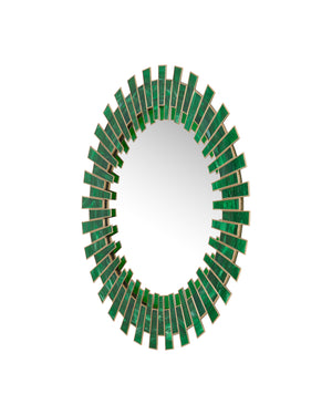 Glasdele Emerald 39" Mirror, Green