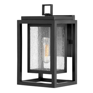 Tropic 7" One Light Small Wall Mount Lantern, Black