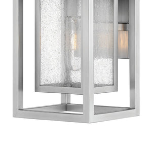 Tropic 7" One Light Small Wall Mount Lantern, Satin Nickel