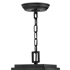 Tropic 7" One Light Medium Hanging Lantern, Black