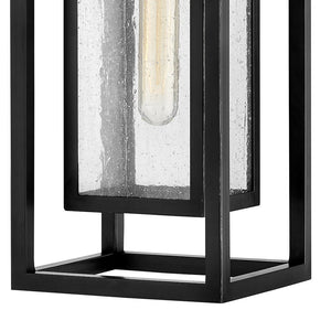 Tropic 7" One Light Medium Hanging Lantern, Black