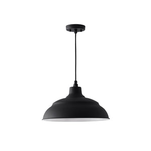 RLM 16.75'' Shade & Cord Canopy, Black - Main Product Image.jpg