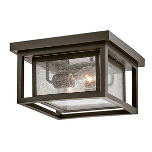 Tropic 11" Two Lights Small Flush Mount, Oil Rubbed Bronze