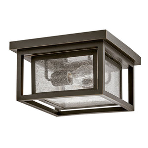 Tropic 11" Two Lights Small Flush Mount, Oil Rubbed Bronze