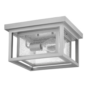 Tropic 11" Two Lights Small Flush Mount, Satin Nickel