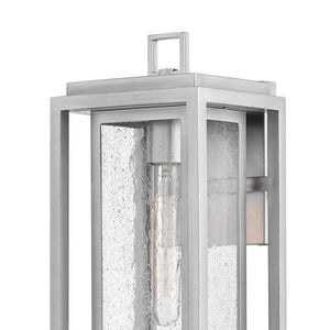 Tropic 7" One Light Medium Wall Mount Lantern, Satin Nickel