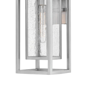 Tropic 7" One Light Medium Wall Mount Lantern, Satin Nickel