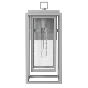 Tropic 7" One Light Medium Wall Mount Lantern, Satin Nickel