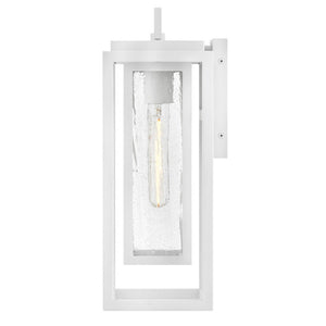 Tropic 7" One Light Medium Wall Mount Lantern, Textured White