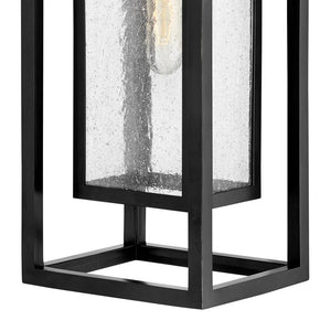 Tropic 20" One Light Medium Wall Mount Lantern, Black