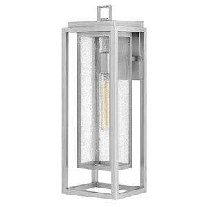 Tropic 20" One Light Medium Wall Mount Lantern, Satin Nickel