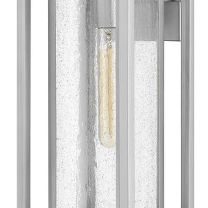 Tropic 20" One Light Medium Wall Mount Lantern, Satin Nickel