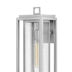 Tropic 20" One Light Medium Wall Mount Lantern, Satin Nickel