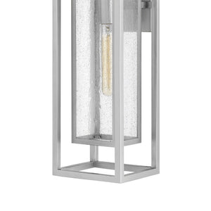 Tropic 20" One Light Medium Wall Mount Lantern, Satin Nickel