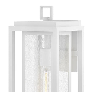 Tropic 20" One Light Medium Wall Mount Lantern, Textured White