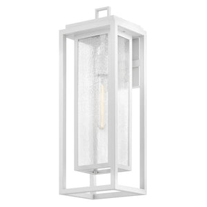 Tropic 20" One Light Medium Wall Mount Lantern, Textured White