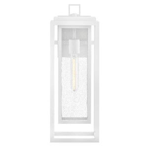 Tropic 20" One Light Medium Wall Mount Lantern, Textured White
