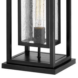 Tropic 7" One Light Medium Pier Mount Lantern, Black