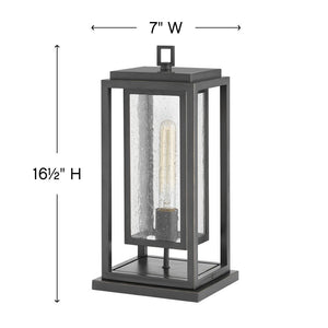 Tropic 7" One Light Medium Pier Mount Lantern, Oil Rubbed Bronze