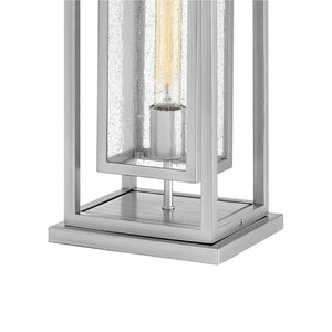 Tropic 7" One Light Medium Pier Mount Lantern, Satin Nickel