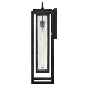 Tropic 9" One Light Large Wall Mount Lantern, Black