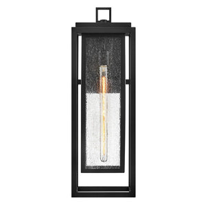 Tropic 9" One Light Large Wall Mount Lantern, Black
