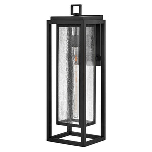 Tropic 9" One Light Large Wall Mount Lantern, Black