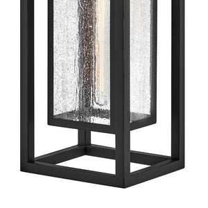 Tropic 9" One Light Large Wall Mount Lantern, Black