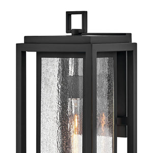 Tropic 9" One Light Large Wall Mount Lantern, Black