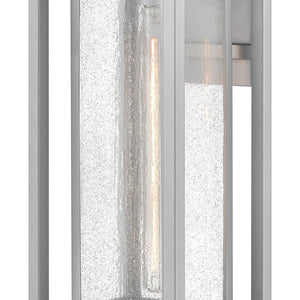 Tropic 9" One Light Large Wall Mount Lantern, Satin Nickel