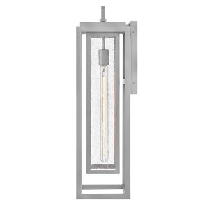 Tropic 9" One Light Large Wall Mount Lantern, Satin Nickel