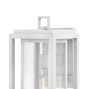Tropic 9" One Light Large Wall Mount Lantern, Textured White