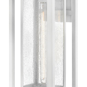 Tropic 9" One Light Large Wall Mount Lantern, Textured White