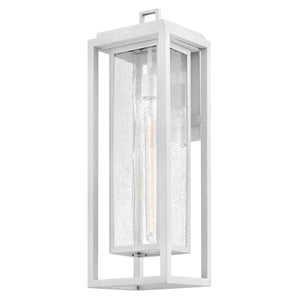 Tropic 9" One Light Large Wall Mount Lantern, Textured White