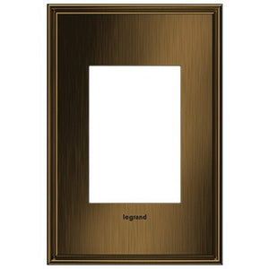 adorne® AWC1G3COF4 Coffee One-Gang-Plus Screwless Wall Plate