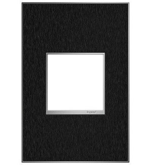 adorne® AWM1G2BLS4 Black Stainless One-Gang Screwless Wall Plate