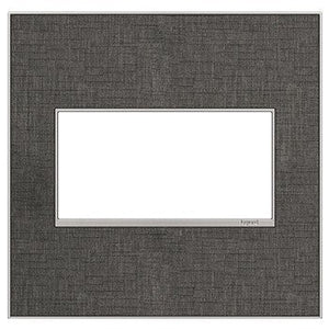 adorne® AWM2GSL4 Slate Linen Two-Gang Screwless Wall Plate