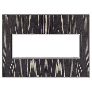 adorne® AWM3GMA4 Macassar Three-Gang Screwless Wall Plate