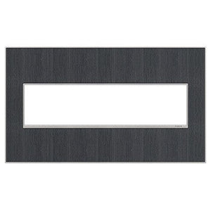 adorne® AWM4GRG4 Rustic Grey Four-Gang Screwless Wall Plate