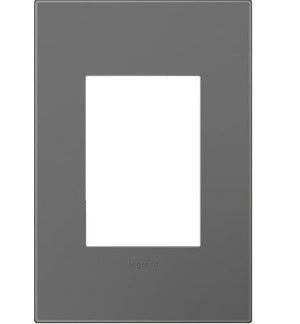 adorne® AWP1G3MG4 Magnesium One-Gang-Plus Screwless Wall Plate with Microban®