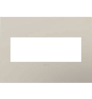 adorne® AWP3GGG4 Greige Three-Gang Screwless Wall Plate