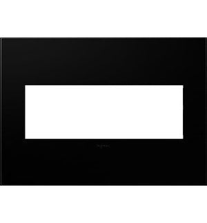adorne® AWP3GNK4 Black Ink Three-Gang Screwless Wall Plate