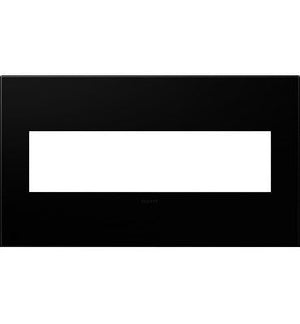 adorne® AWP4GNK4 Black Ink Four-Gang Screwless Wall Plate