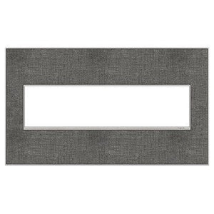 adorne® AWM4GSL4 Slate Linen Four-Gang Screwless Wall Plate