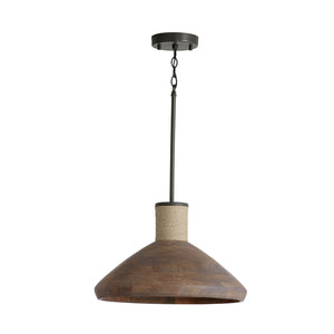 Jake 17.75'' One Light Pendant, Grey Wash and Iron - Main Product Image.jpg