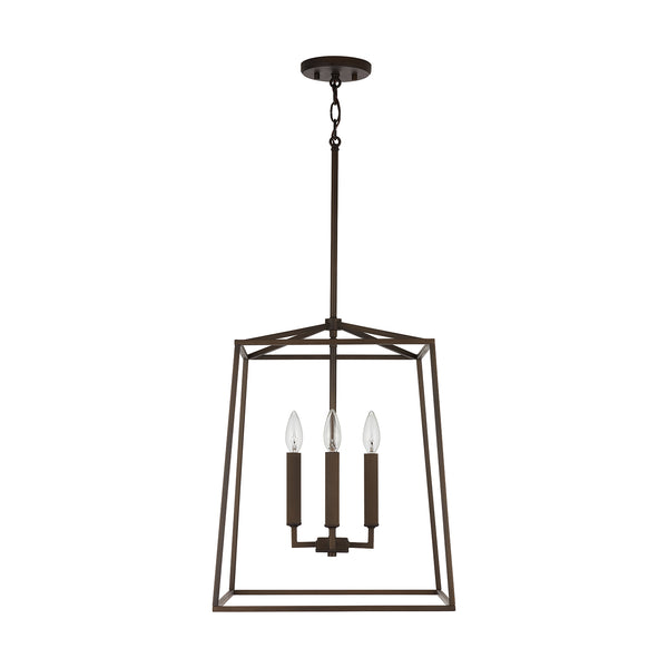 Morgan 16" Four Light Foyer, Oil Rubbed Bronze