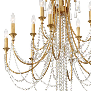 Arcina 32.5'' 12 Light Chandelier, Antique Gold - Alternate Product Image 2.jpg