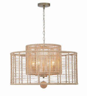 Jayda 25'' Four Light Chandelier, Burnished Silver - Main Product Image.jpg