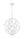 Laurel 16'' Four Light Mini Chandelier, Matte White - Alternate Product Image 3.jpg